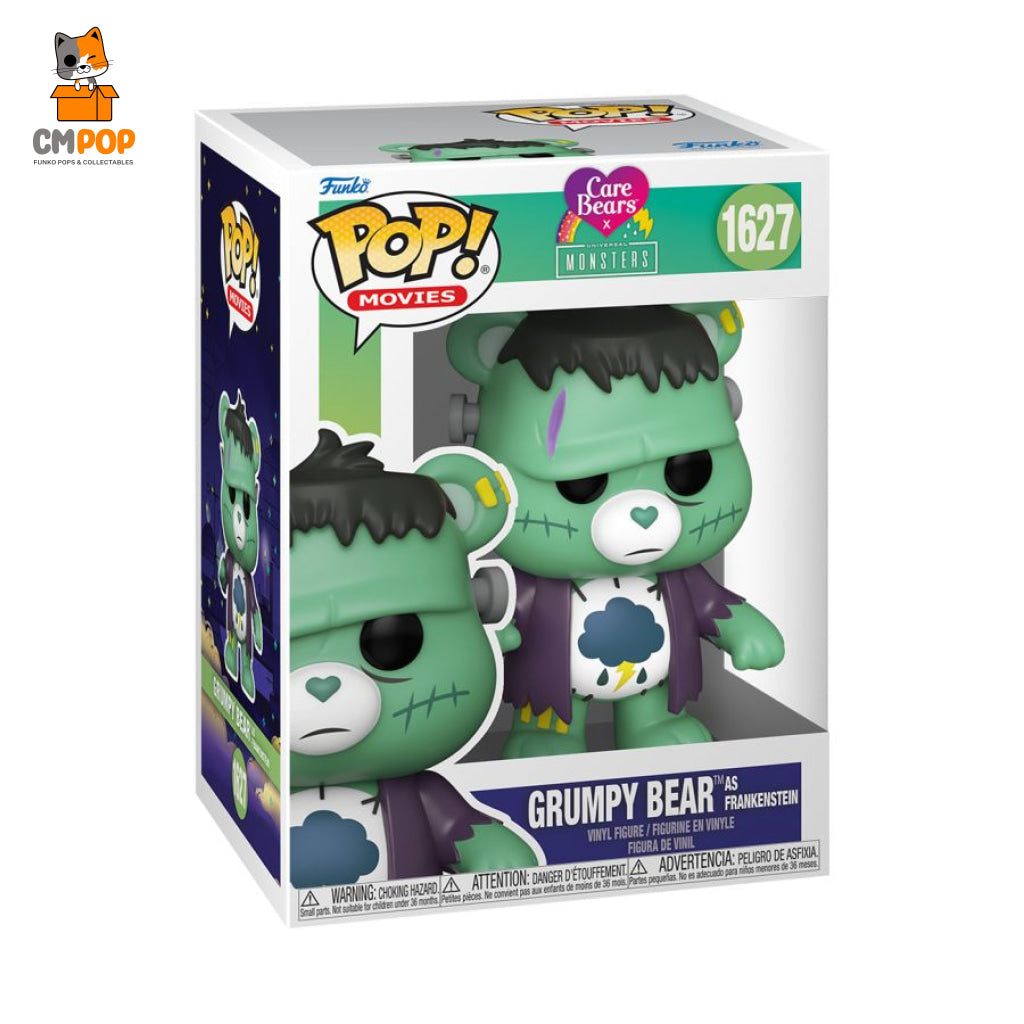 Grumpy Bear Frankenstein - #1627 Funko Pop! Care Bears Movies Pop