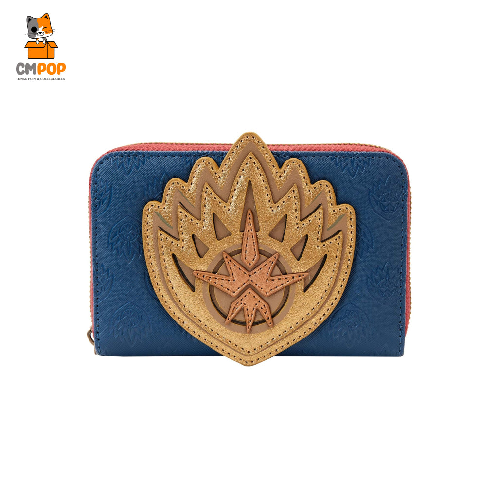 Guardians Of The Galaxy Vol. 3 Ravager Badge Zip Around Wallet - Loungefly