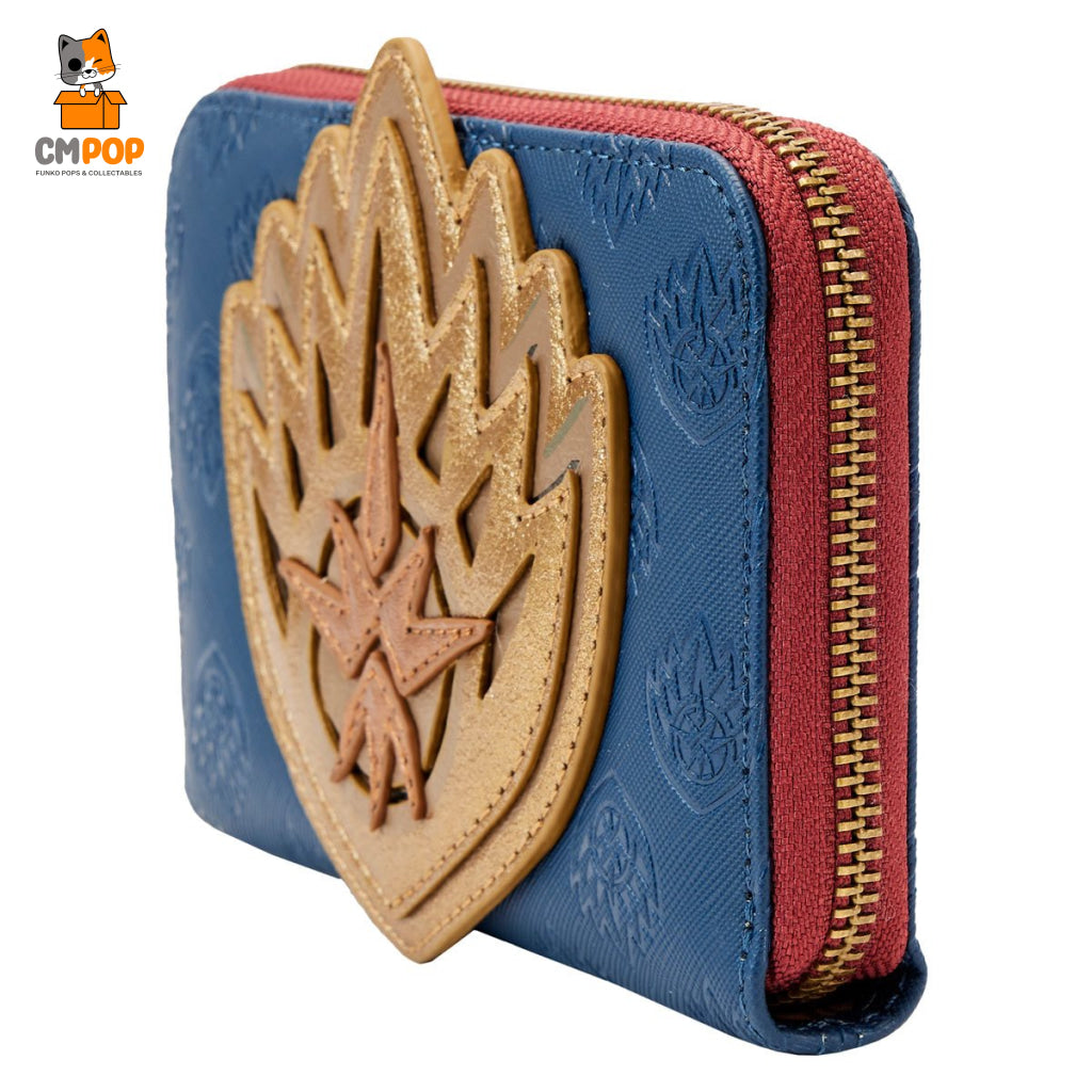 Guardians Of The Galaxy Vol. 3 Ravager Badge Zip Around Wallet - Loungefly