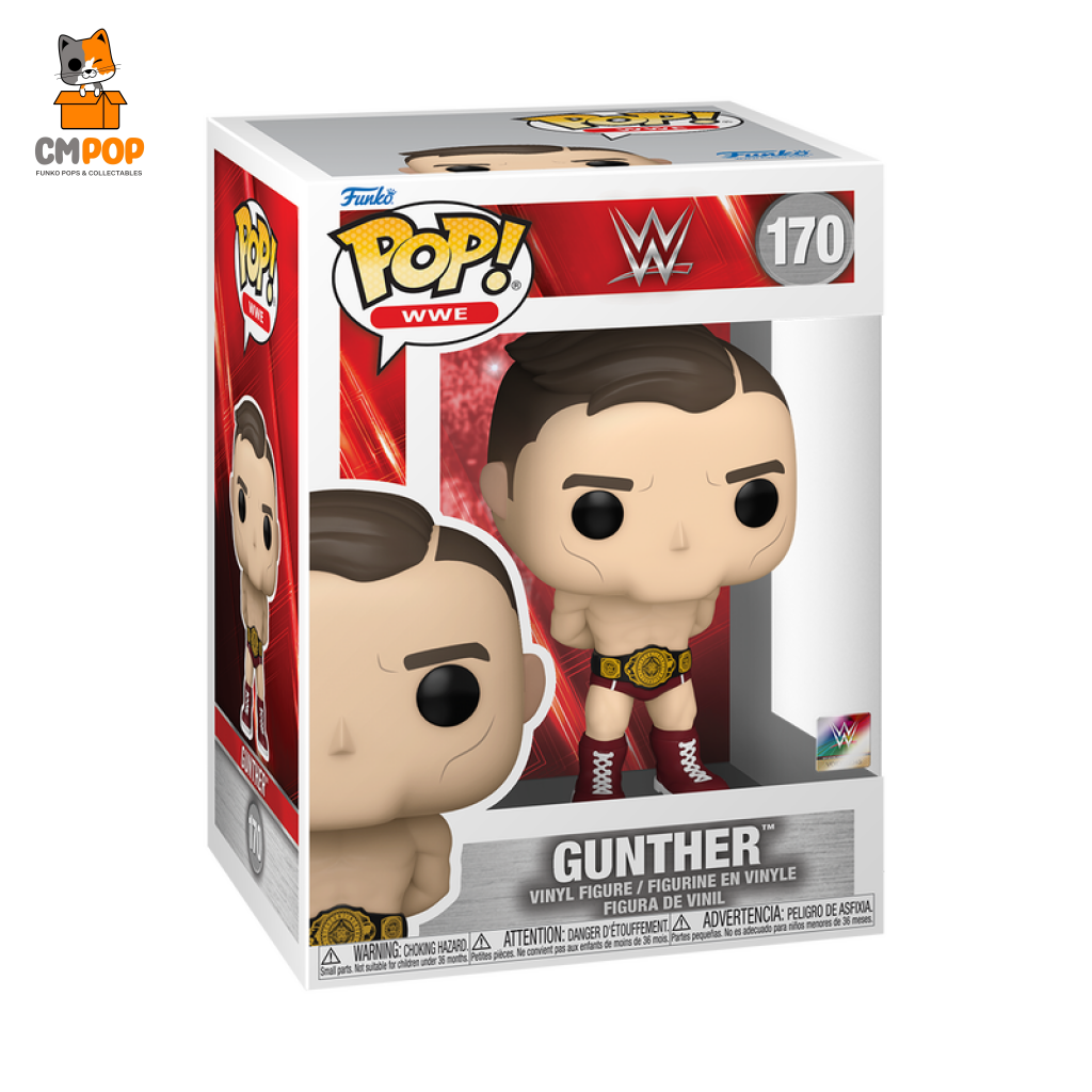 Gunther (Intercontinental Champion) - #170 Funko Pop! Wwe