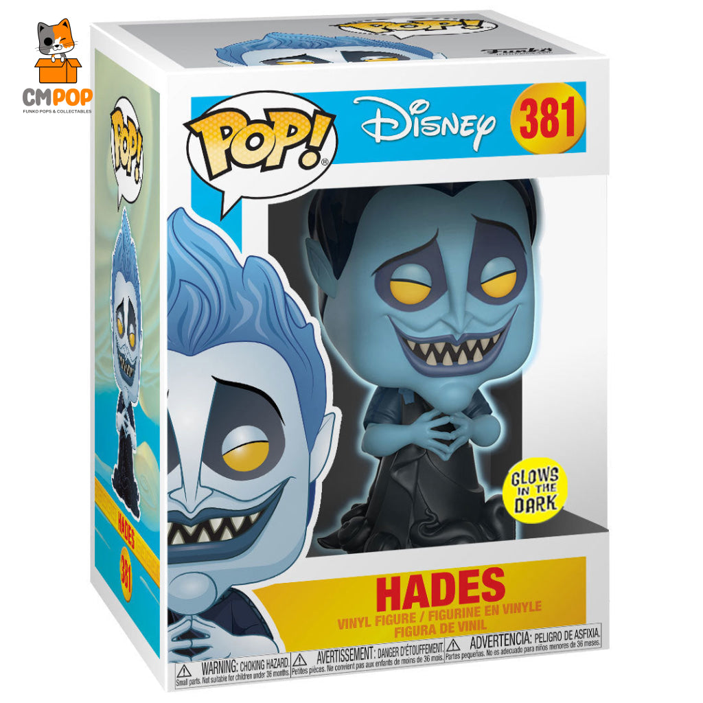 Hades - #381 Funko Pop! Disney Glows In The Dark