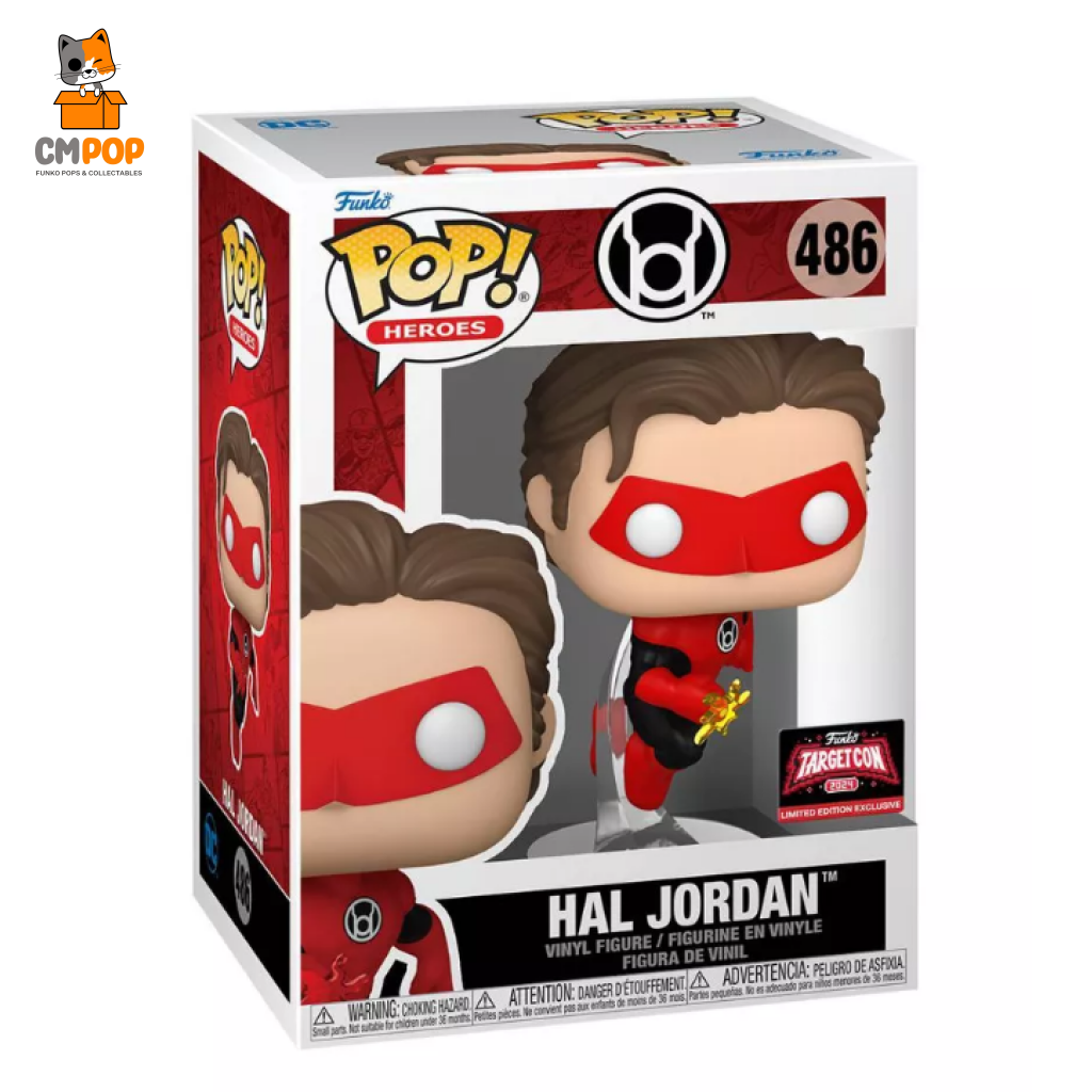 Hal - Jordon - #486 Funko Pop! Heroes Target Con 2024 Limited Edition Exclusive Pop