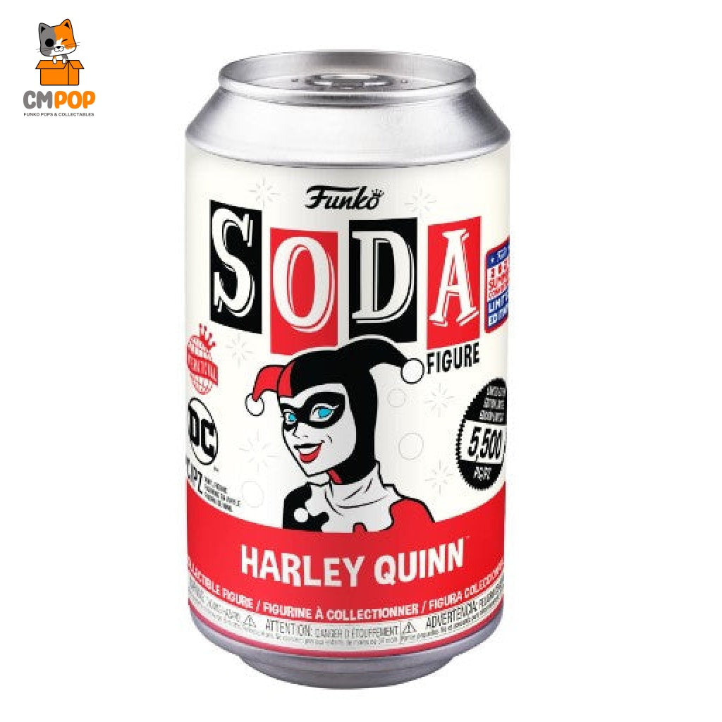 Harley Quinn With Mallet - Funko Vinyl Soda 5500 Pieces Dc Chance Of Chase
