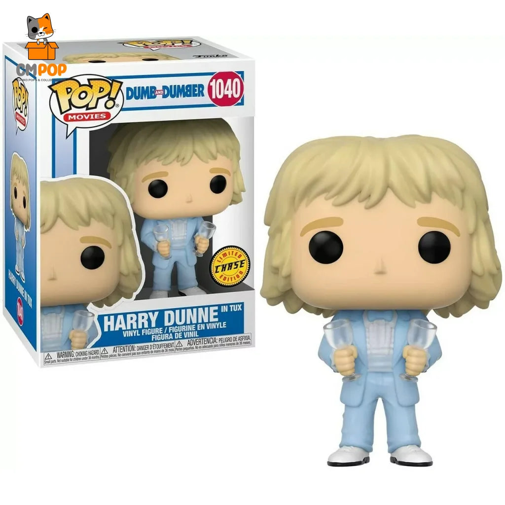 Harry Dunne In Tux - #1040 Funko Pop! Dumb And Dumber Movies Chase Limited Edition Pop