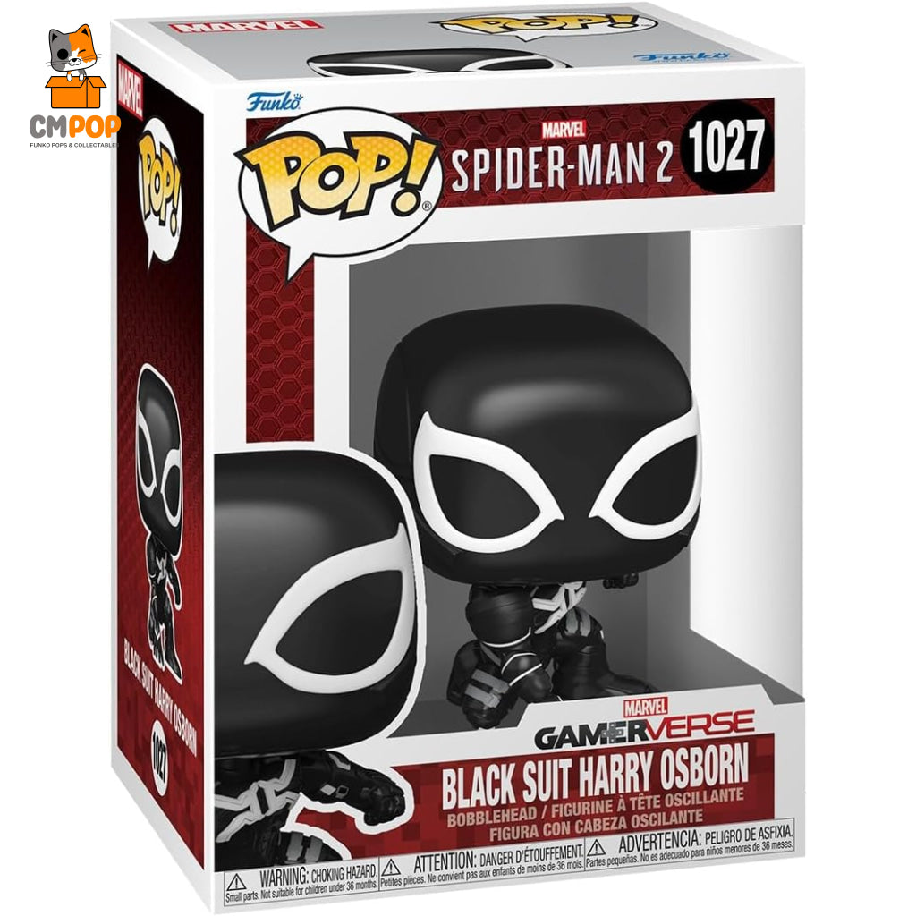 Harry Osborn (Blacksuit) - #1027 Funko Pop! Games Spiderman Pop