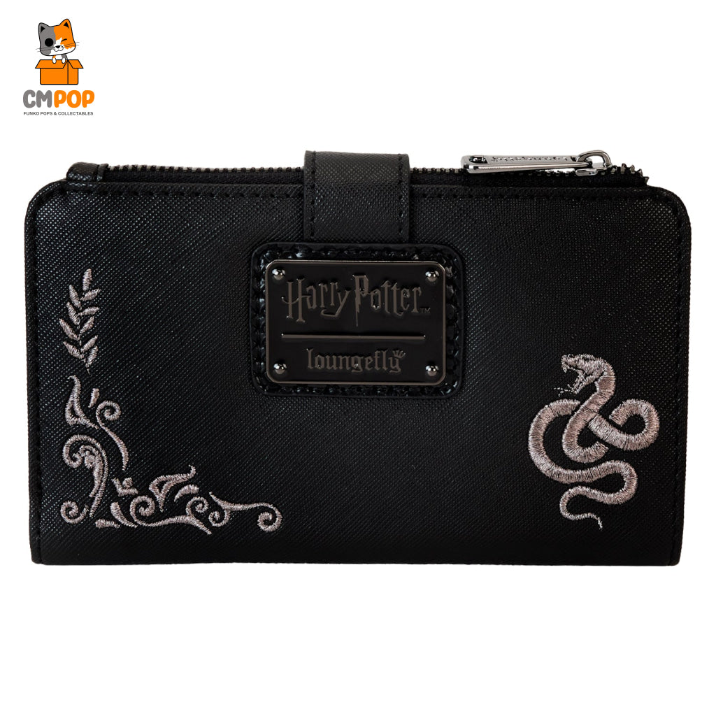 Harry Potter Death Eater Zip Around Wallet - Loungefly