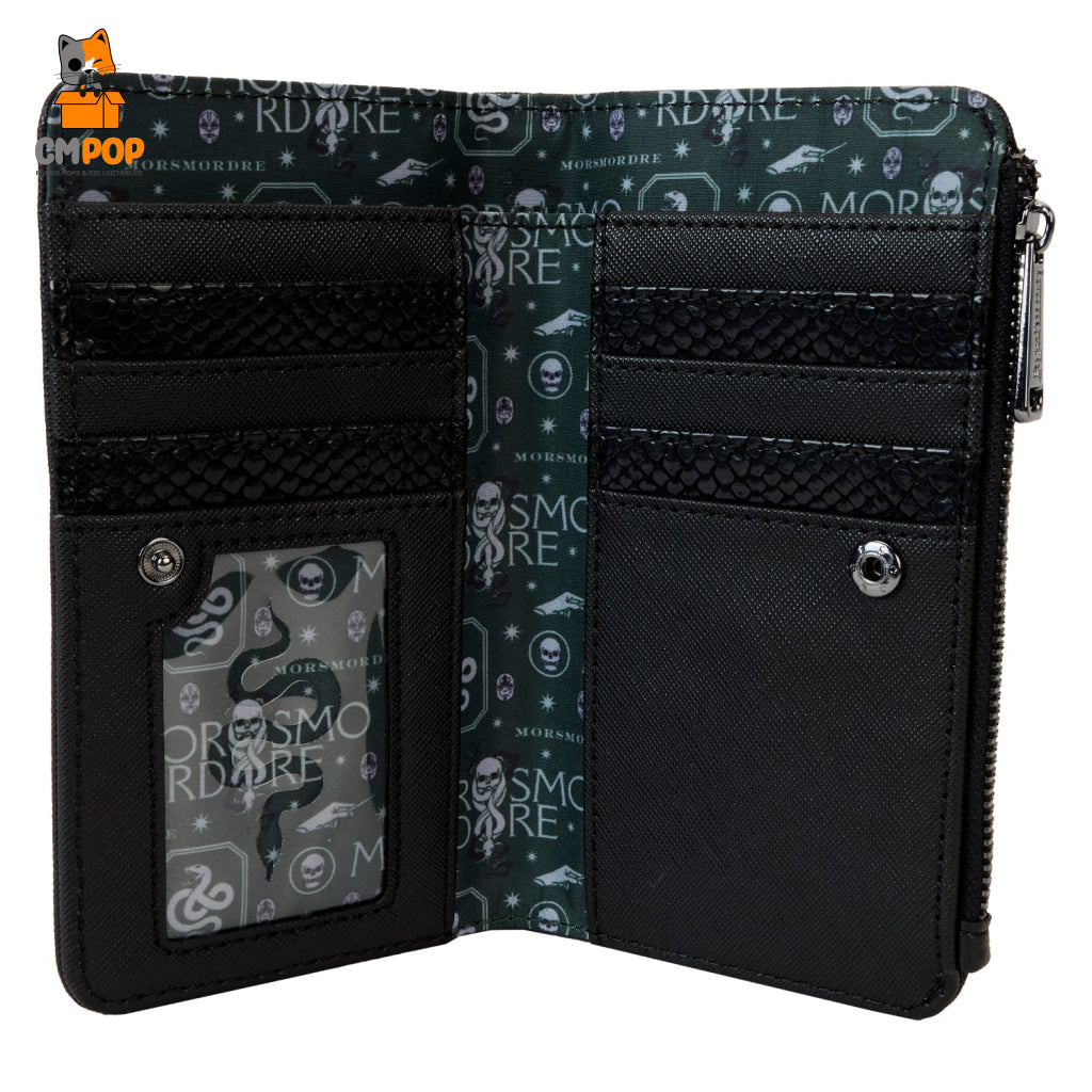 Harry Potter Death Eater Zip Around Wallet - Loungefly