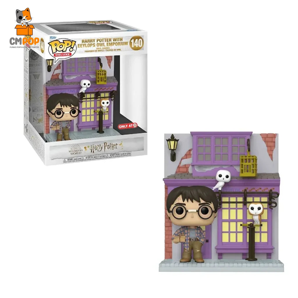 Harry Potter With Eeylops Owl Emporium - #140 Funko Pop! Pop Deluxe Target Exclusive