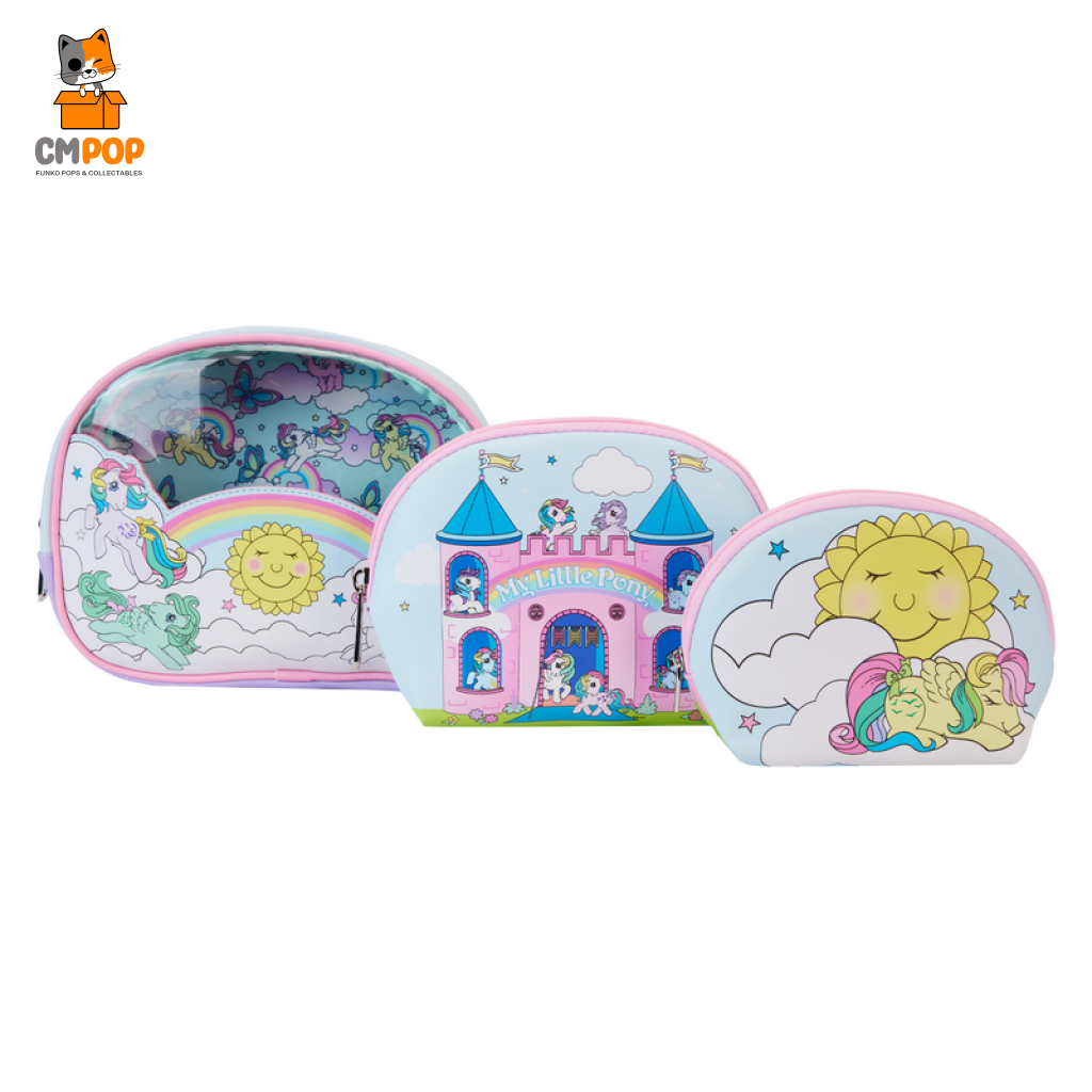 Hasbro My Little Pony 3 Piece Cosmetic Bag Set - Loungefly