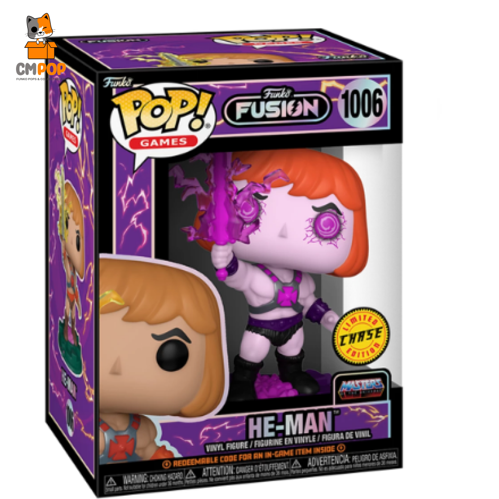 He-Man - #1006 Funko Pop! Fusion Games Chase Exclusive Pre Order Pop