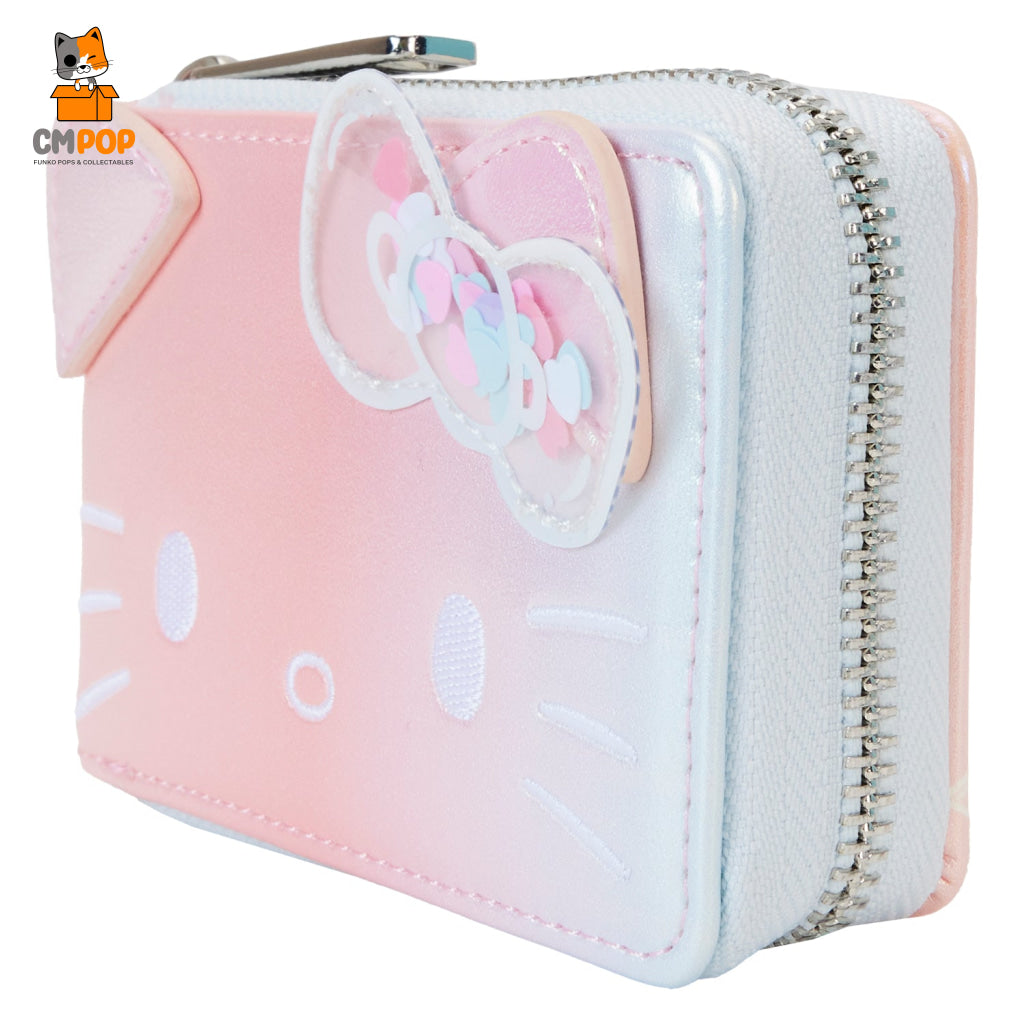 Hello Kitty 50Th Anniversary Clear And Cute Cosplay Accordion Wallet - Loungefly