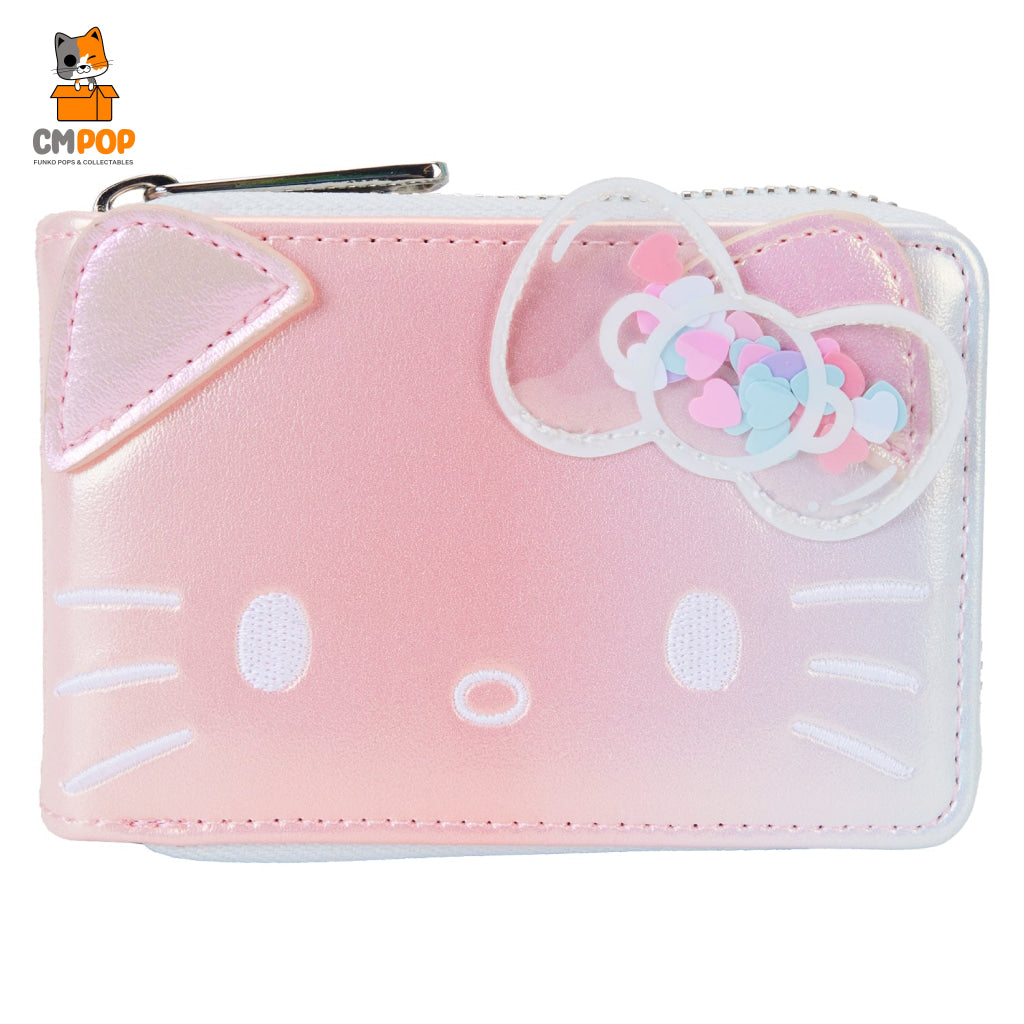 Hello Kitty 50Th Anniversary Clear And Cute Cosplay Accordion Wallet - Loungefly