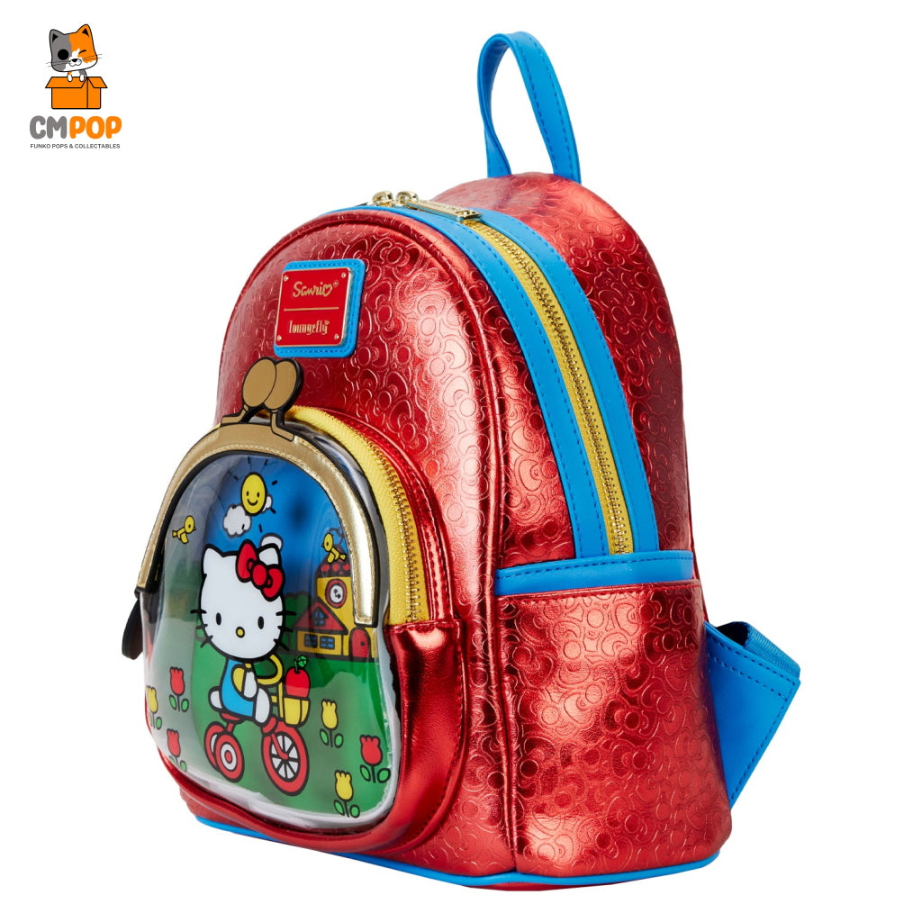 Hello Kitty 50Th Anniversary Coin Bag - Mini Backpack Loungefly