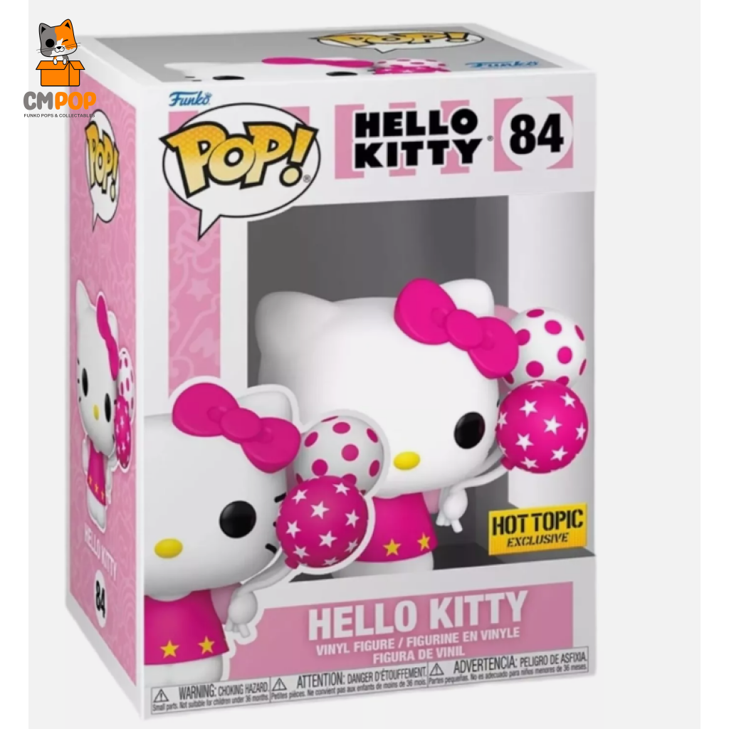 Hello Kitty With Balloon - #84 Funko Pop! Hot Topic Exclusive Pop