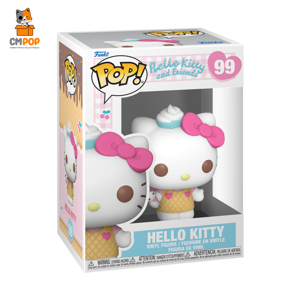 Hello Kitty With Ice Cream - #99 Funko Pop! And Friends Pop