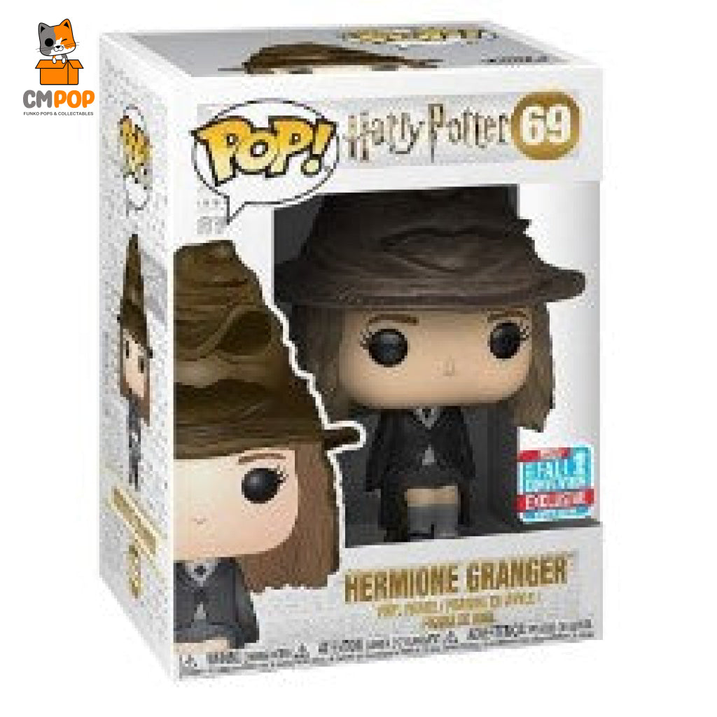 Hermione Granger Sorting Hat - #69 Funko Pop! Harry Potter Nycc 2018 Exclusive Pop