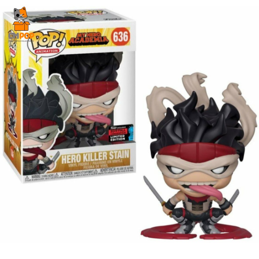 Hero Killer Stain - #636 Funko Pop! My Academia 2019 Fall Convention- Limited Edition Pop