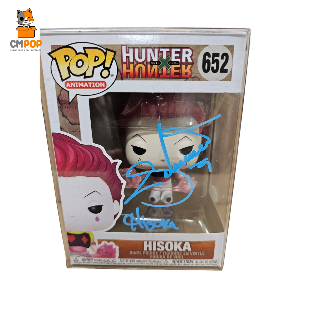 Hisoka Signed Jsa Certified - #652 Funko Pop! Hunter X Pop