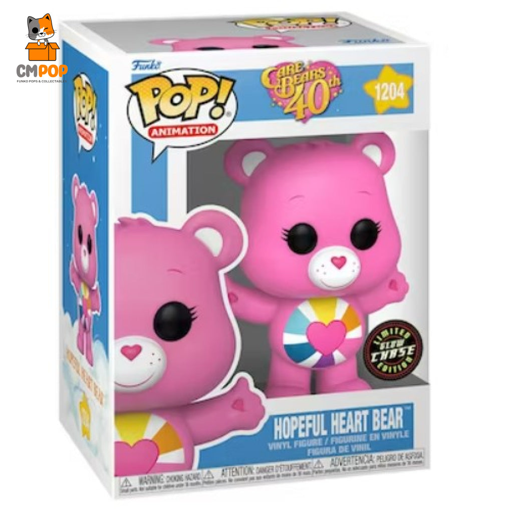 Hopeful Heart Bear Chase - #1204 Funko Pop! Care Bears 40Th Pop