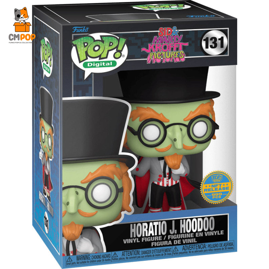 Horatio J. Hoodoo - #131 - Funko Pop! - Digital - NFT Release 999 Pcs Funko Pop