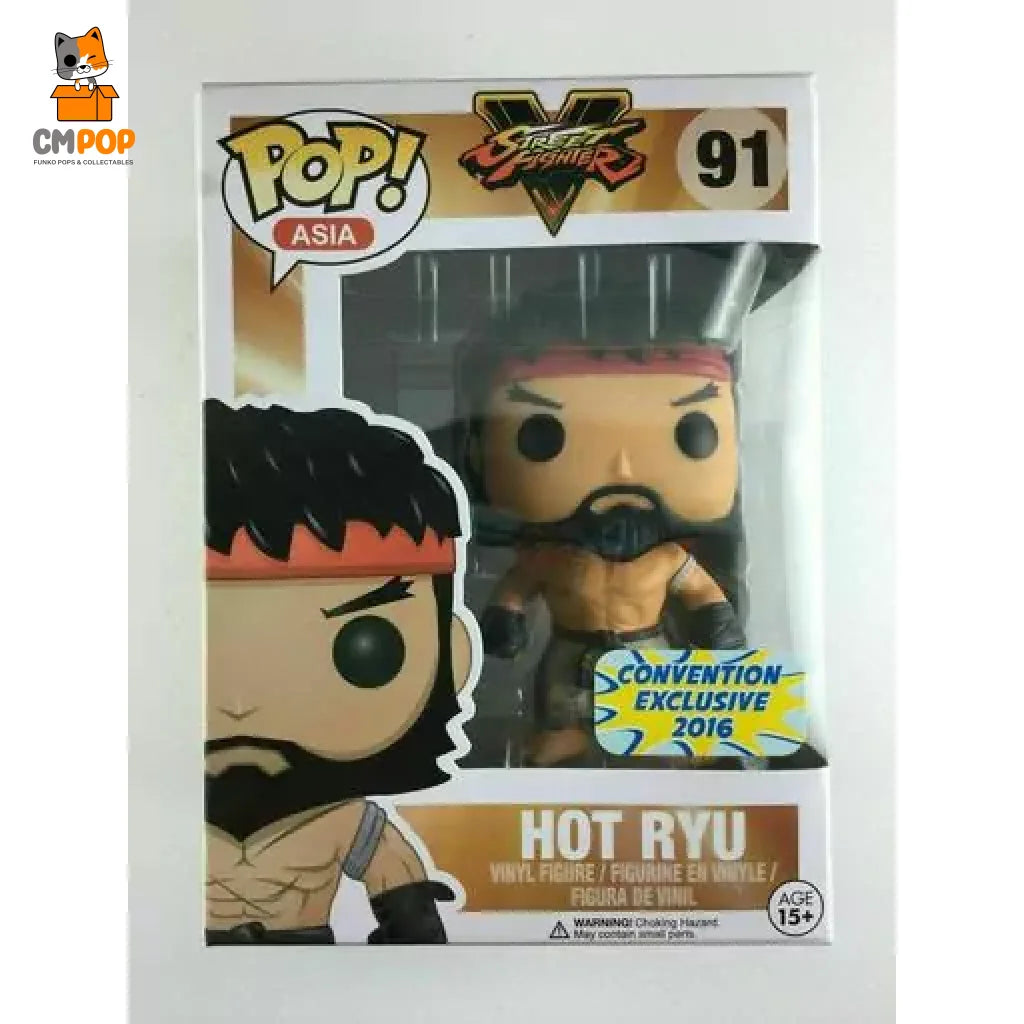 Hot Ryu - #91 Funko Pop! Asia Street Fighter 2016 Convention Exclusive