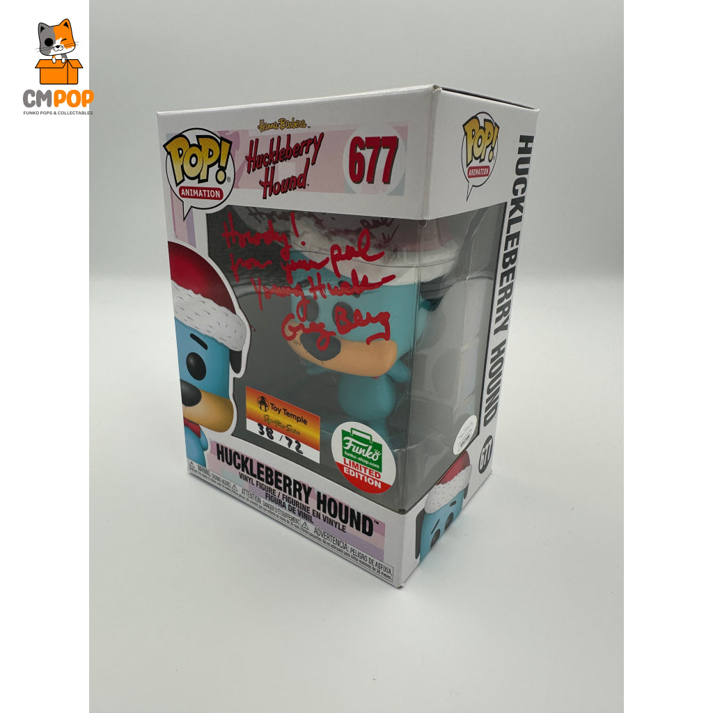 Huckleberry Hound - #677 Funko Pop! Animation Hanna Barbera Limited Edition Toy Temple Speciality