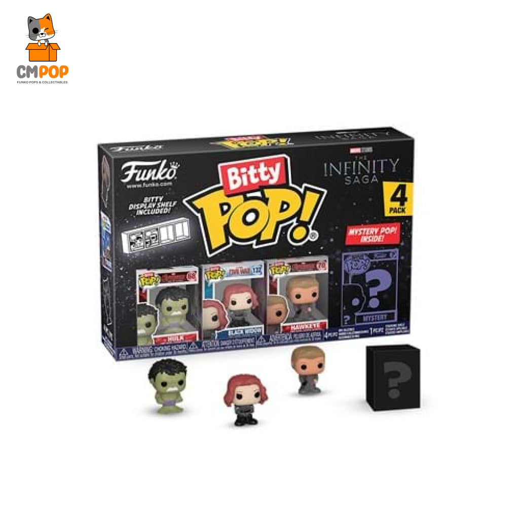 Hulk Bitty Pop! - Funko Marvel 4Pk Pop