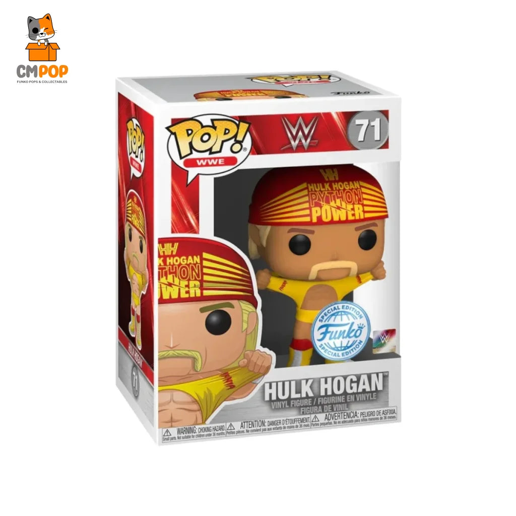 Hulk Hogan - #71 Funko Pop! Wwe Special Edition Pop