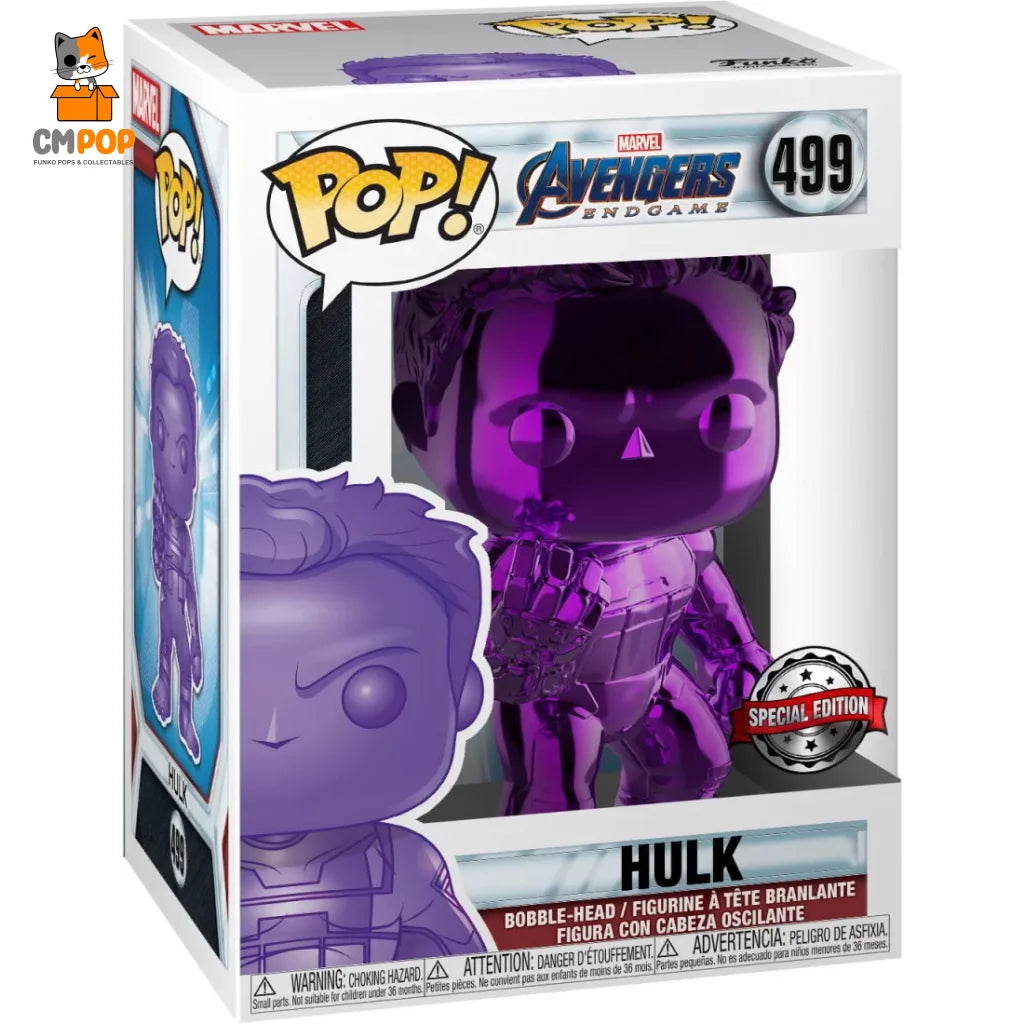 Hulk (Purple) - #499 Funko Pop! Marvel Avengers Endgame Special Edition