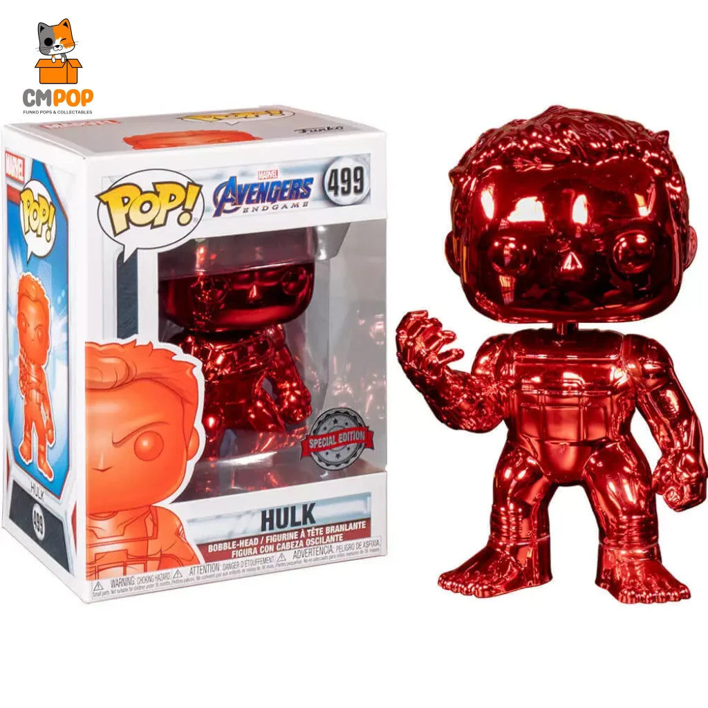 Hulk (Red)- #499 - Funko Pop! Marvel Avengers Endgame Special Edition