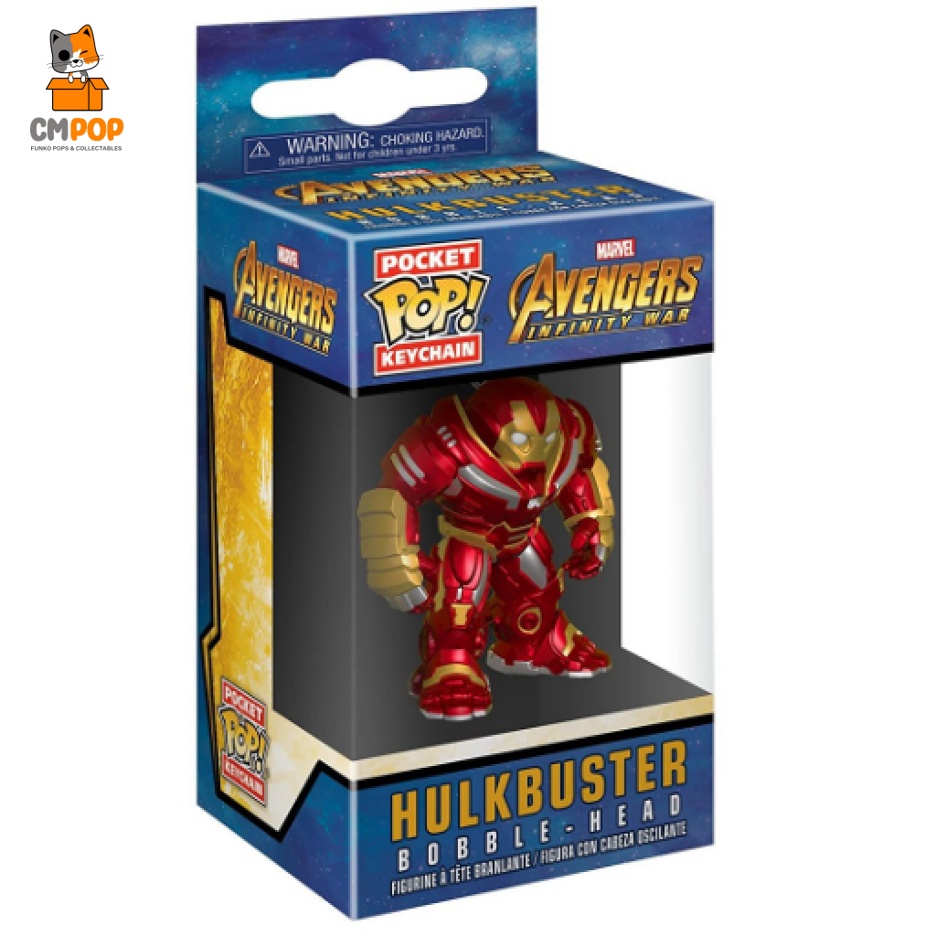 Hulkbuster- Pocket Funko Pop! Keychain - Marvel Misc