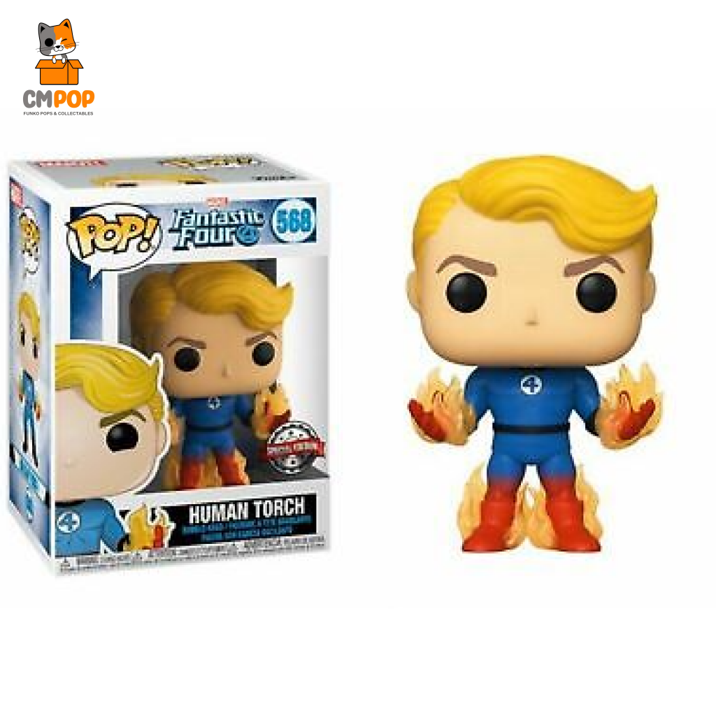 Human Torch - #569 Fantastic Four Marvel Special Edition Funko Pop