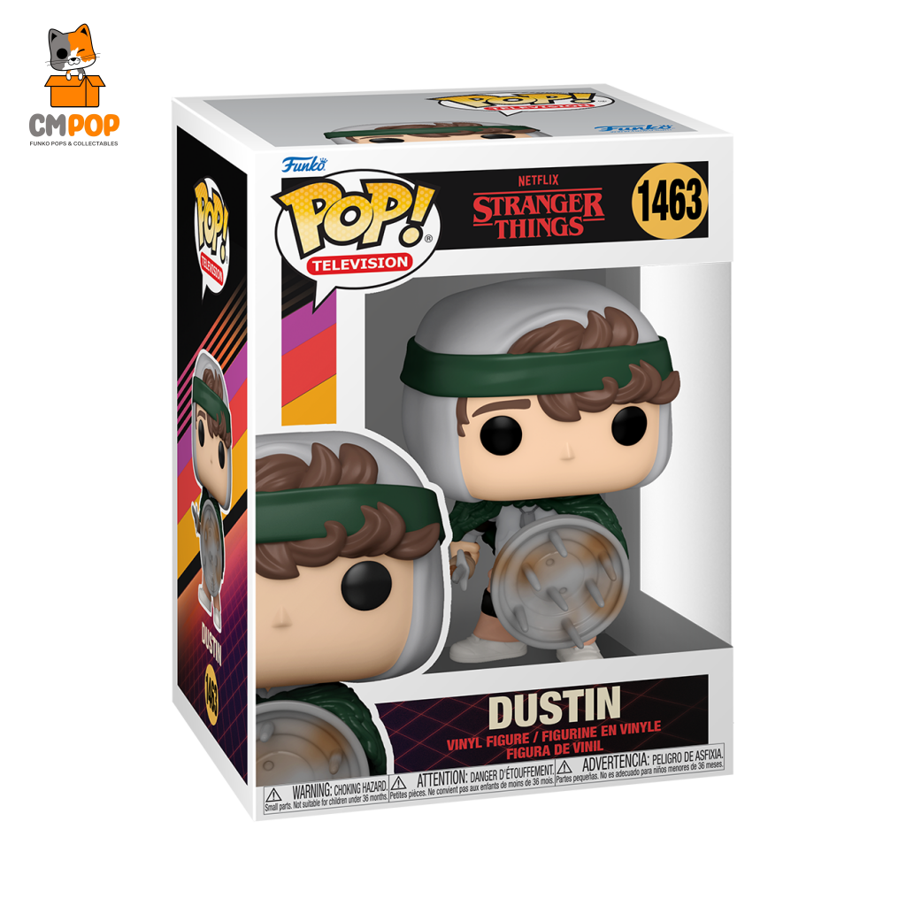 Hunter Dustin W/Shield - #1463 Funko Pop! Stranger Things Pop