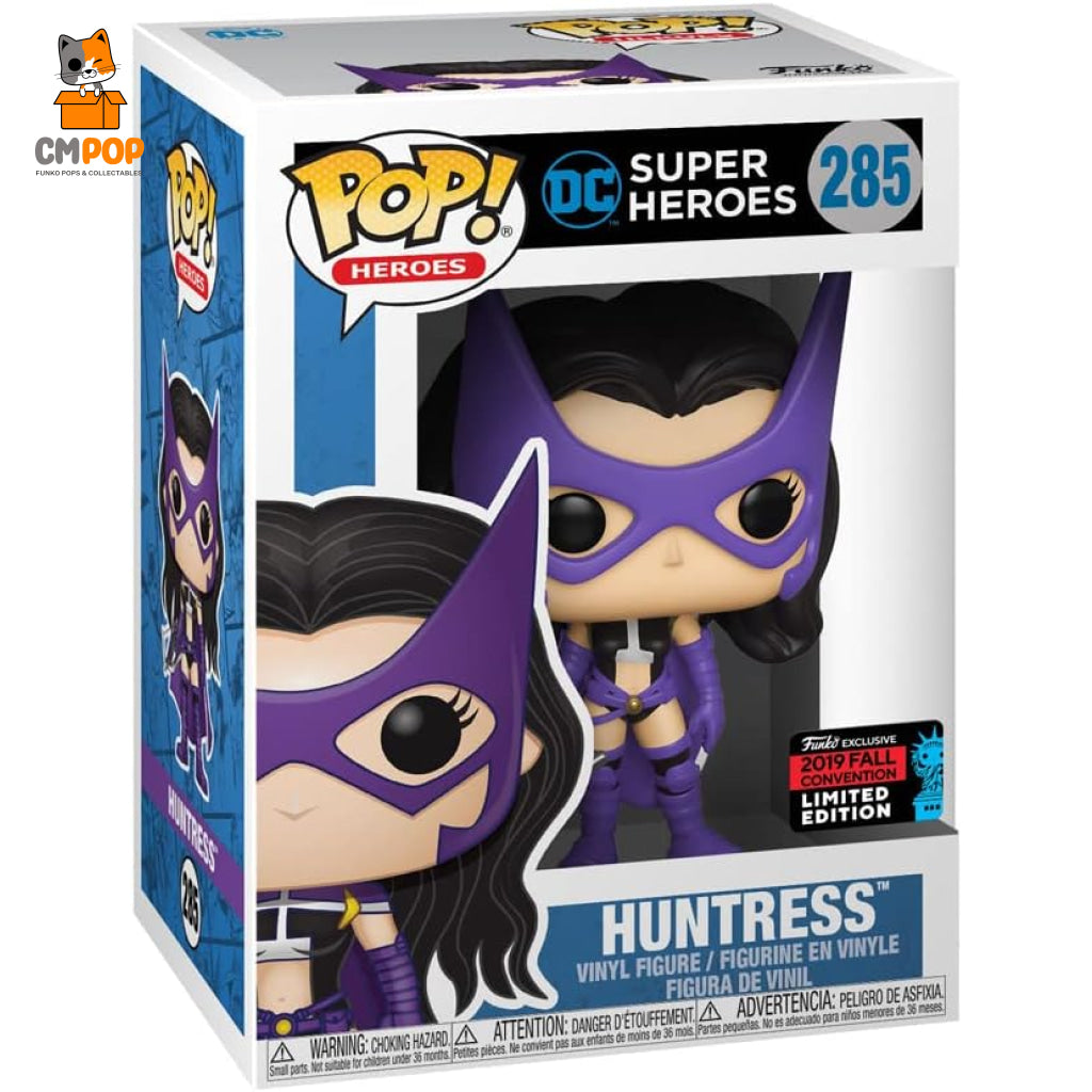 Huntress - #285 Funko Pop! Heroes Dc Super 2019 Fall Convention Limited Edition Pop