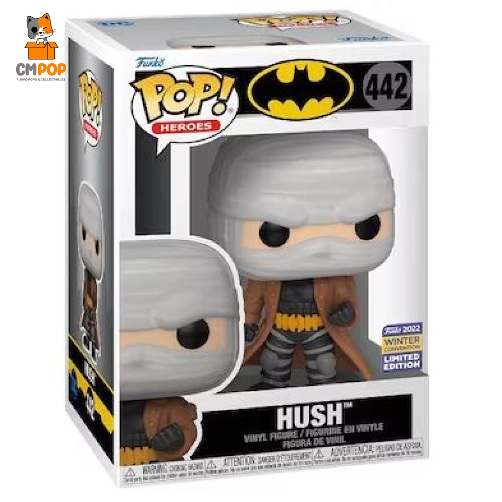 Hush - #442 Funko Pop! Dc Batman Wintercon Exclusive Pop