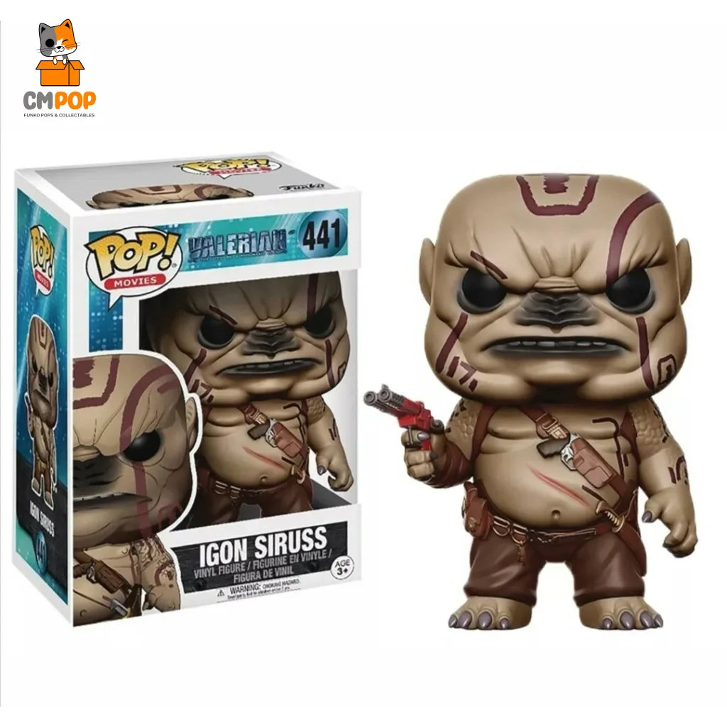 Igon Siruss - #441 Funko Pop! Movies Valerian Pop