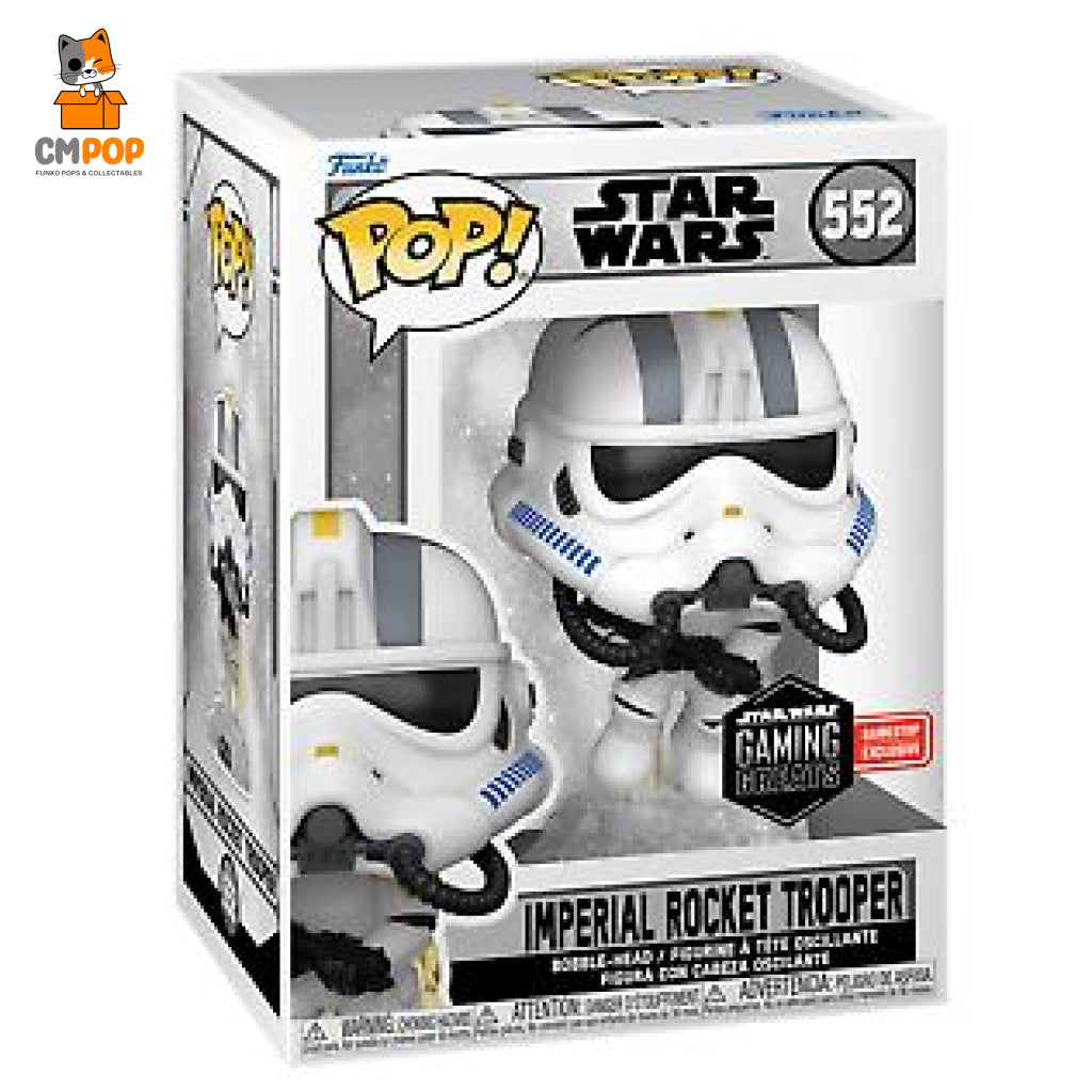 Imperial Rocket Trooper - #552 Funko Pop! Star Wars Gamestop Exclusive Pop