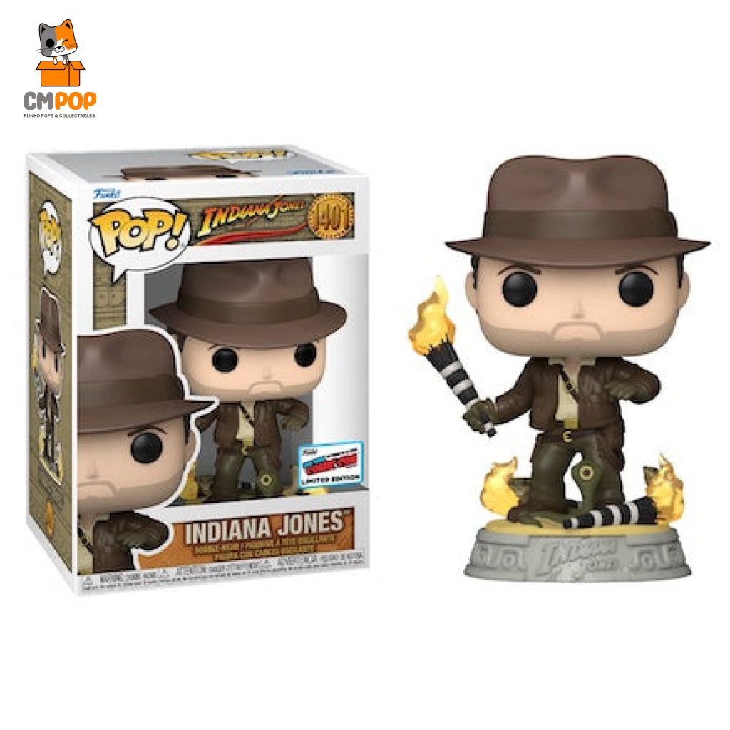 Indian Jones - #1401- Funko Pop! Nycc 2023 Stickered Convention Exclusive Pop