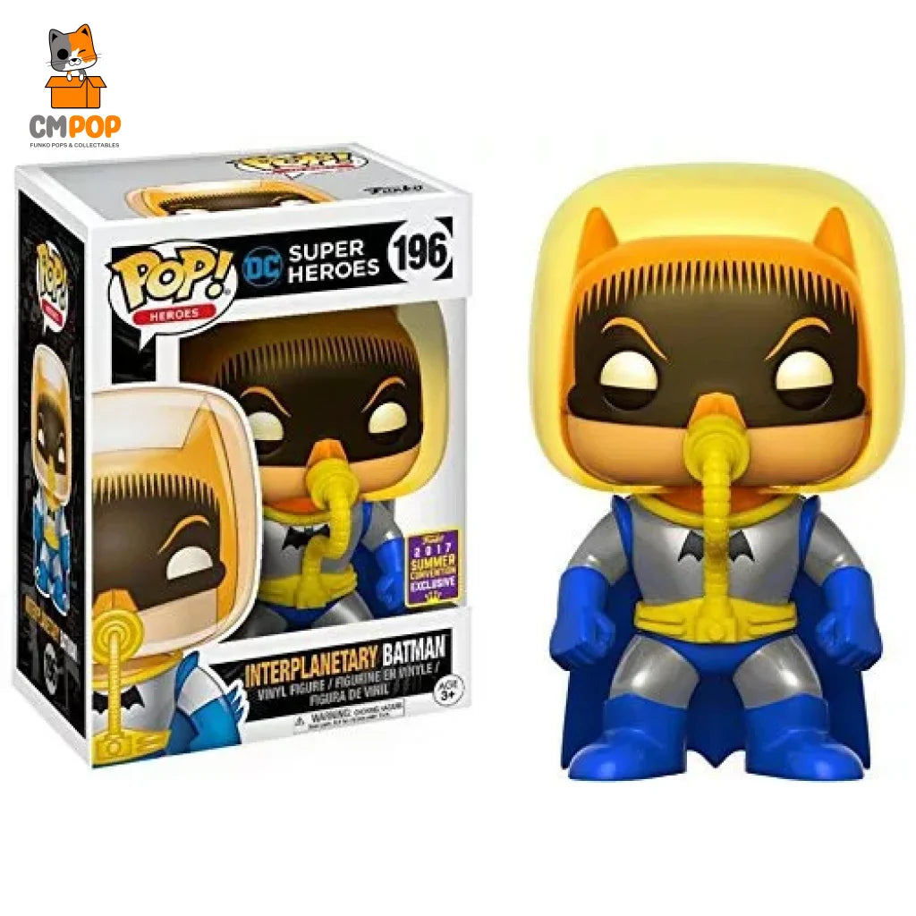 Interplanetary Batman - #196 Funko Pop! Heroes Dc 2017 Summer Convention Limited Edition Exclusive