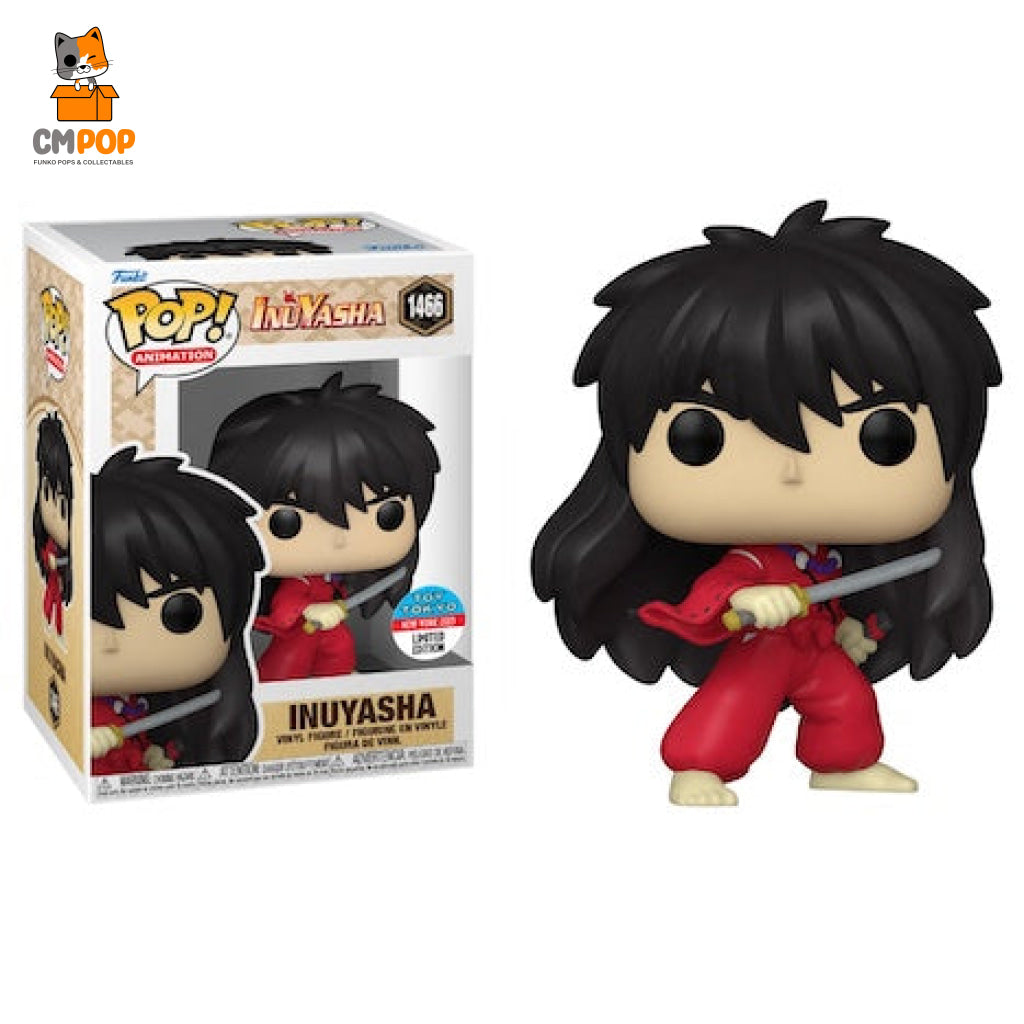 Inuyasha - #1466 Funko Pop! Nycc 2023 Stickered Convention Exclusive Toy Tokyo Pop