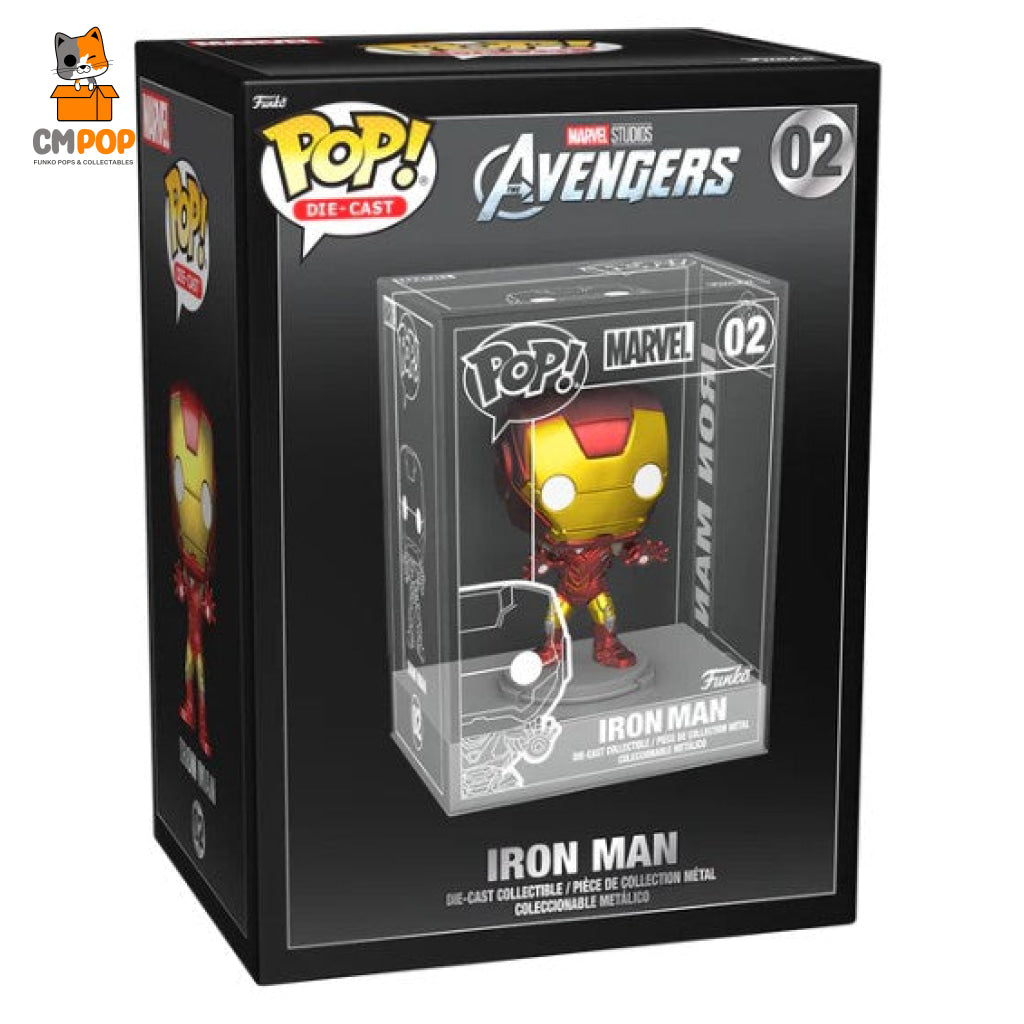 Iron Man - #02 Funko Pop! Die-Cast Marvel Studios Avengers Pop