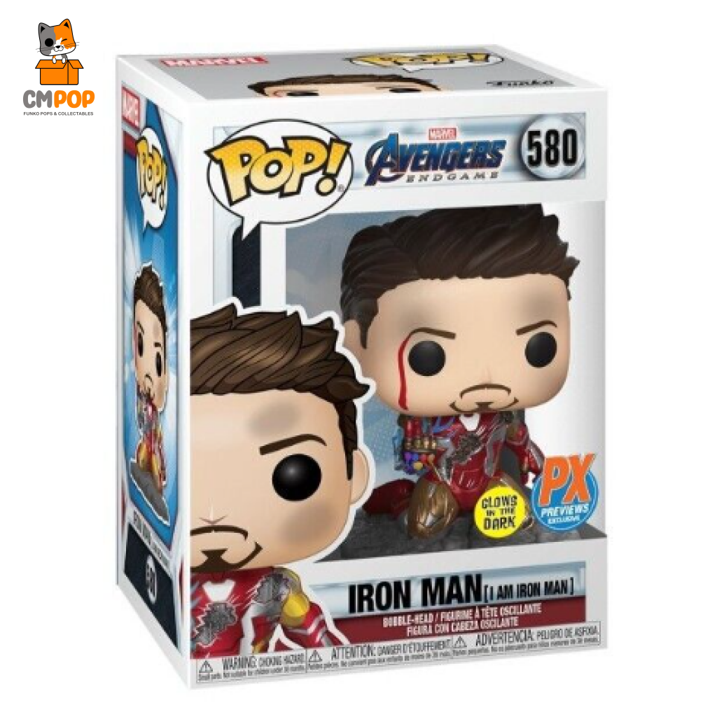 Iron Man - I Am Gitd #580 Funko Pop! Marvel Px Exclusive Pop