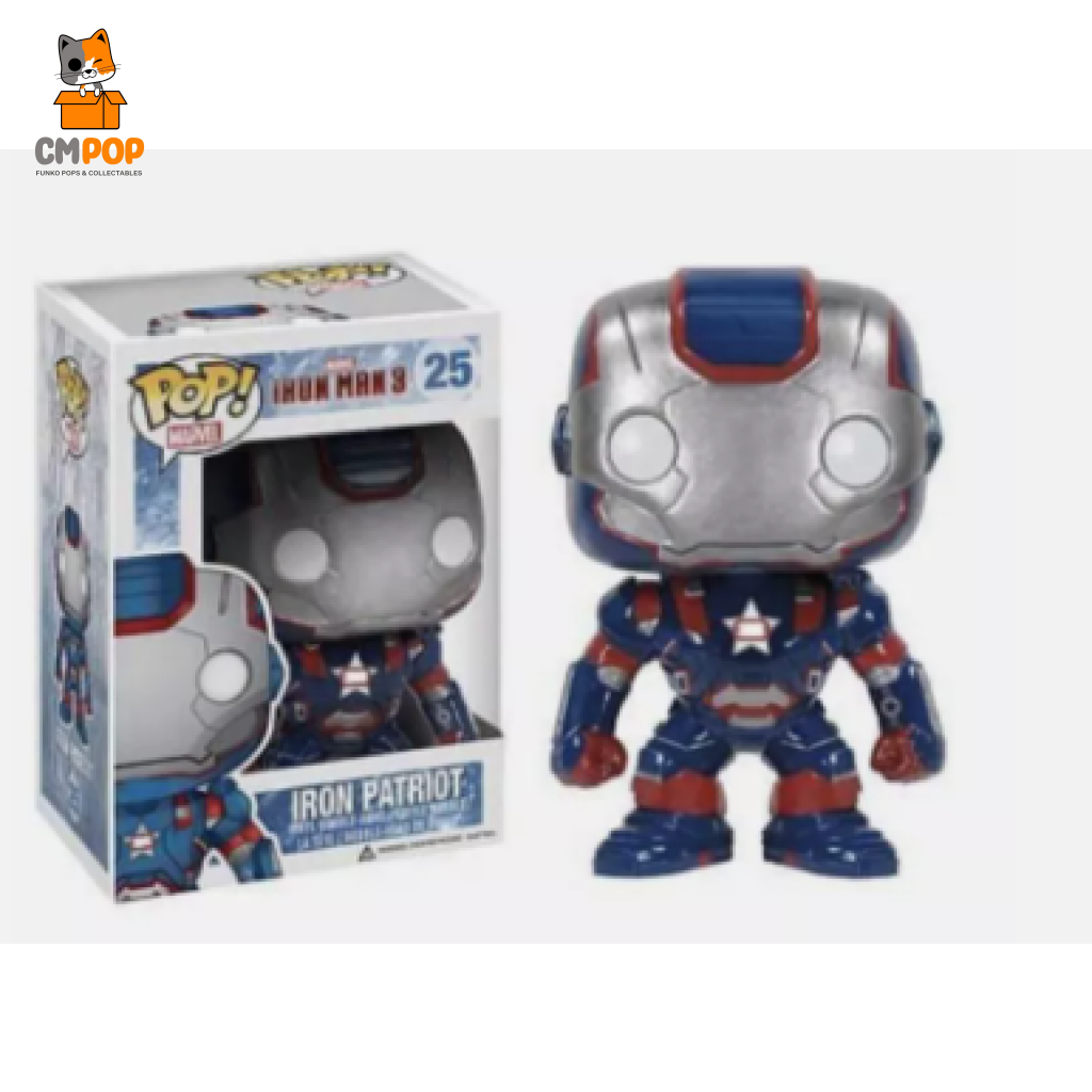 Iron Patriot - #25 Funko Pop! -Marvel Man 3 Pop