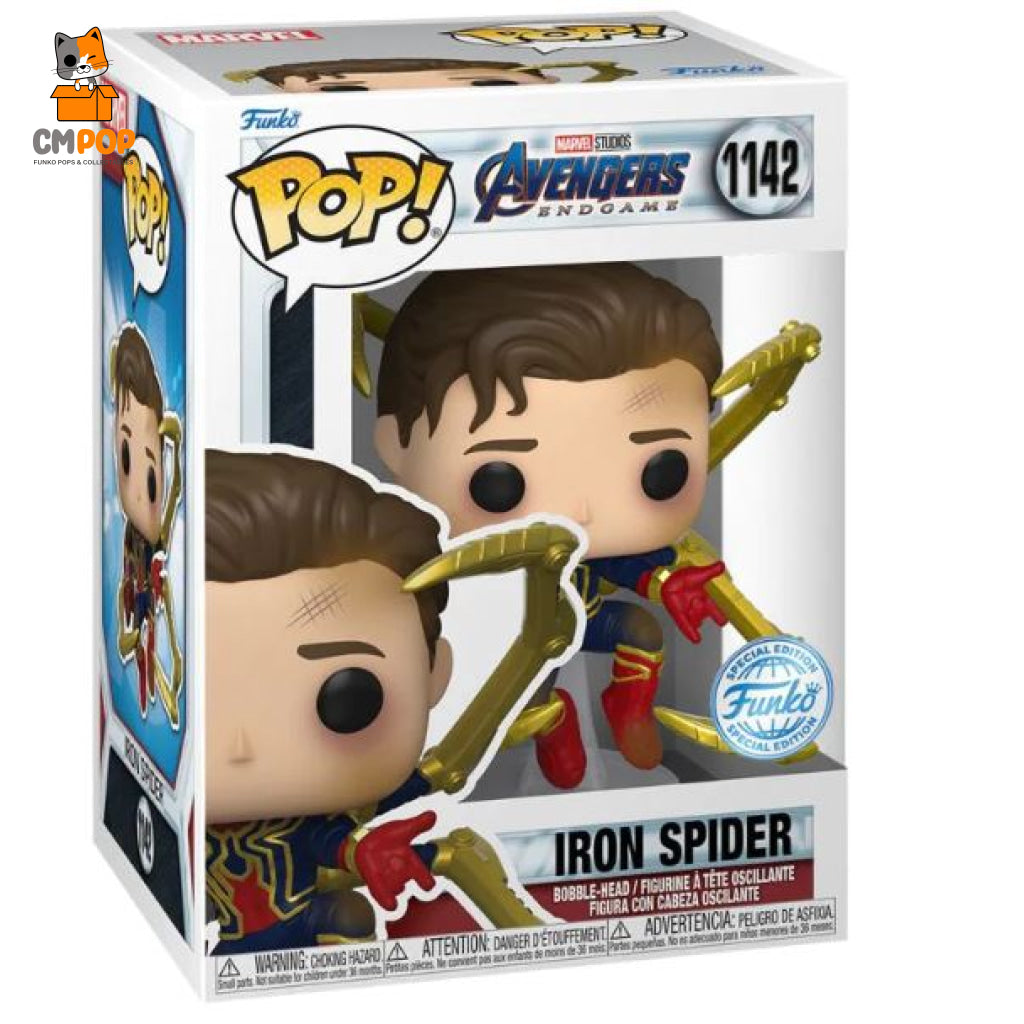 Iron Spider - #1142 Funko Pop! -Avengers End Game Funklo Exclusive Pop