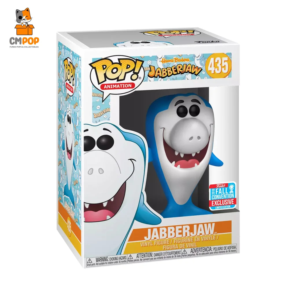 Jabberjaw - #435 Funko Pop! Animation Hanna Barbera 2018 Fall Convention Exclusive Limited Edition