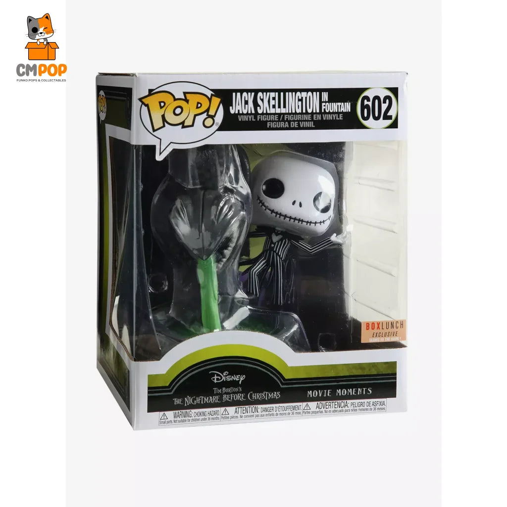 Jack Skellington In Fountain - #602 Funko Pop! Disney Movie Moments The Nightmare Before Christmas