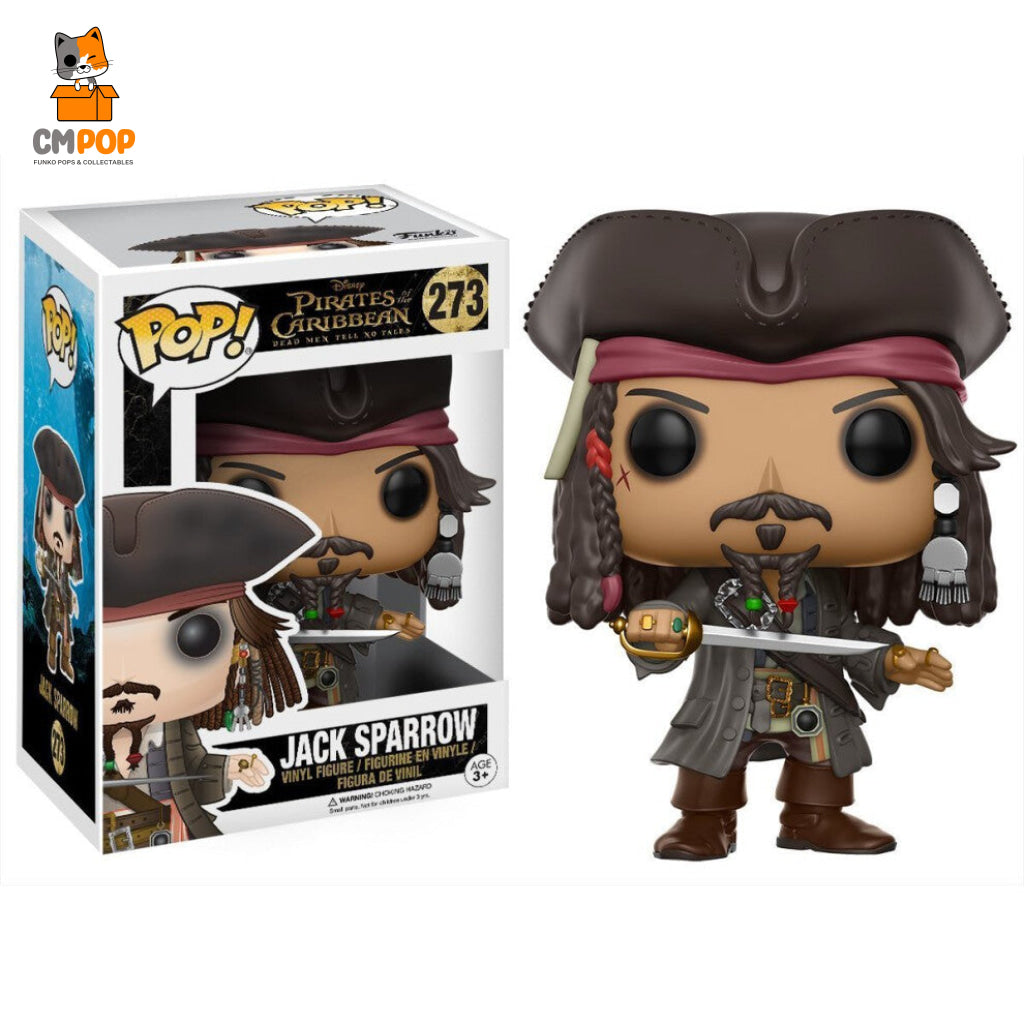 Jack Sparrow - #273 Funko Pop! Disney Pirates Of The Caribbean Pop