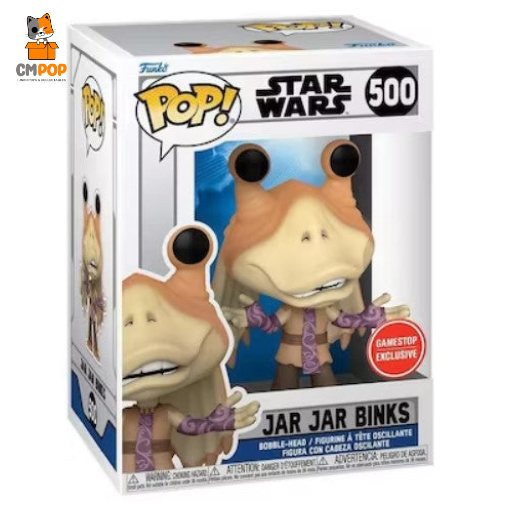 Jar Binks - #500 Funko Pop! Star Wars Gamestop Exclusive Pop