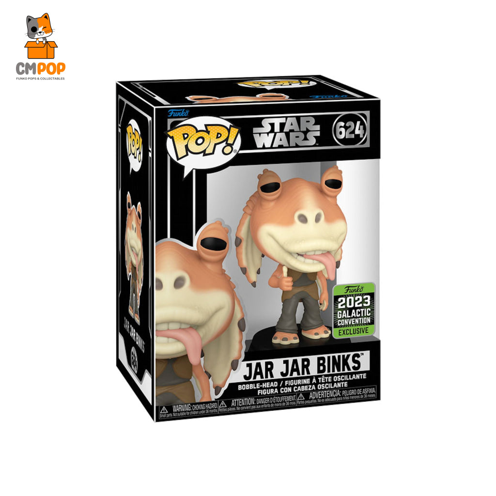 Jar Binks - #624 Funko Pop! Star Wars 2023 Galactic Convetion Exclusive Pop