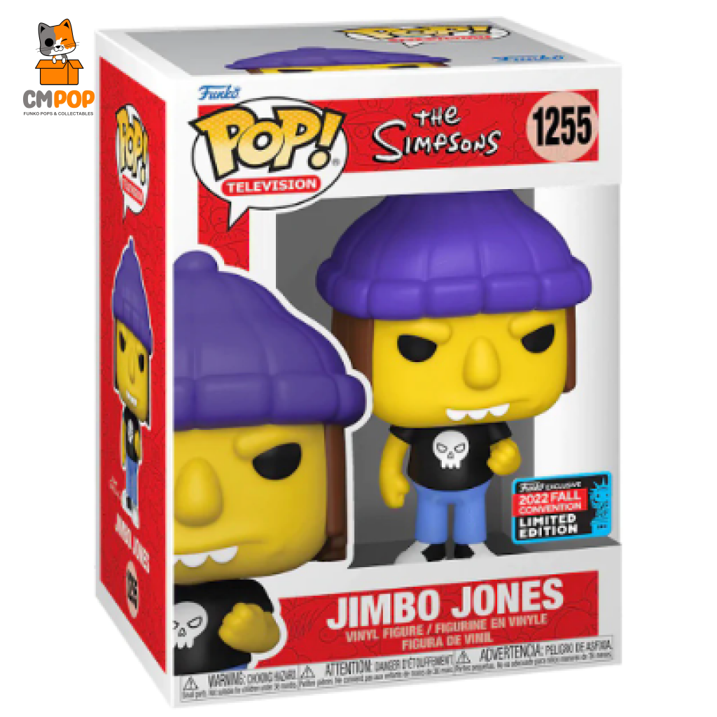 Jimbo Jones - #1255 Funko Pop! The Simpsons Nycc 2022 Exclusive Pop